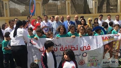 صوروفيديو| مدارس حسام الدين المتكاملة تحتفل باليوم العالمى لصحة الفم بمشاركة جامعة الاهرام الكندية