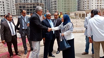 بالصور.. الجهاز المركزى للتعمير بوزارة الإسكان يبدأ تنفيذ مبنى مجمع النيابات الإدارية بالإسكندرية