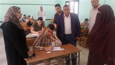   إنطلاق إمتحانات الشهادة الإعدادية فى تعليم شرق كفرالشيخ