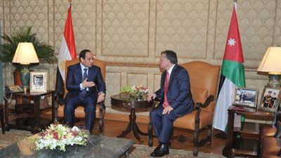 السيسي يتلقي اتصالا هاتفيا من العاهل الأردني يتناول دعم الجهود بشأن القضية الفلطينية