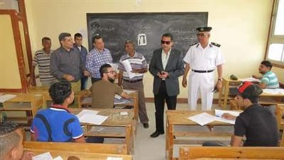 مدير أمن الإسماعيلية يتفقد لجان الدبلومات الفنية 