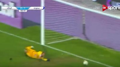 حسام حسن يحرز الهدف الأول فى شباك الزمالك