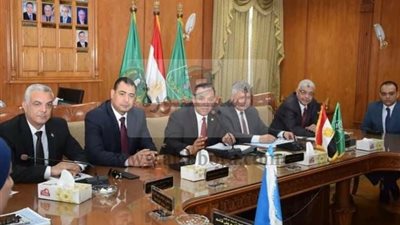 مجلس جامعة المنوفية يعقد جلسته بحضور مدير الأمن ورئيس هيئة الرقابة الإدارية