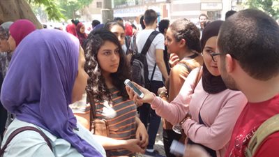 فرحة بين طلاب الثانوية العامة بكفرالشيخ لسهولة إمتحان 