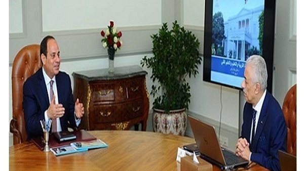 طارق شوقى مع الرئيس