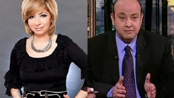 عمرو اديب ولميس الحديدى