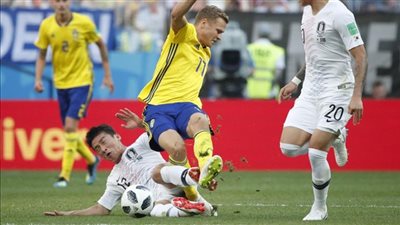 السويد تفوز على كوريا الجنوبية بهدف.. فيديو