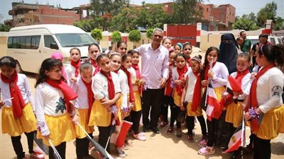 إفتتاح مدرسة الشهيد أحمد نظمى الإبتدائية بقلين كفرالشيخ 