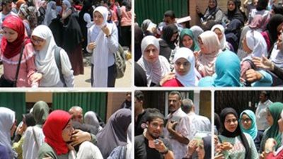 التعليم : إحباط محاولة انتحار طالب داخل لجنة امتحانات ثانوية عامة بالمحلة.. وحالات 