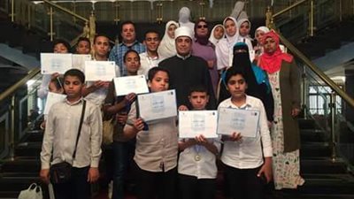 رئيس المعاهد الأزهرية يكرم الفائزين في مشروع تحدي القراءة بالاسماعيلية 