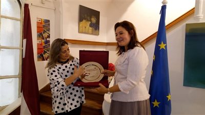 الفن اللاتفي المعاصر فى المركز المصرى بالزمالك