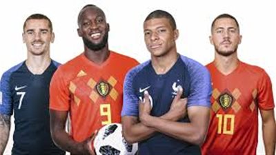 تعرف على القنوات المفتوحة الناقلة لمباراة فرنسا وبلجيكا بنصف نهائى كاس العالم.. الليلة