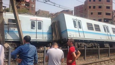 الصحة تكشف عن حقيقة اصابات مواطنين جراء خروج عربات مترو المرج عن القضبان