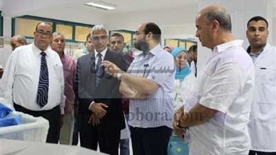 رئيس جامعة جنوب الوادي يتفقد أعمال تطوير وحدة الأطفال المبتسرين وحديثي الولادة بمستشفى قنا الجامعي