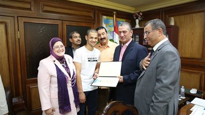 بالصور.. تكريم أوائل الجمهورية فى الثانوية العامة بكفرالشيخ