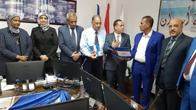 مجلس جامعة اسوان يستقبل وفد مؤسسة بورد المملكة المتحدة للتدريب UK-TB