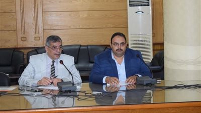 في أول أيام عمله كرئيس لجامعة بنها.. المغربي يلتقي بالادارة الهندسية.. ويؤكد على العمل كفريق واحد