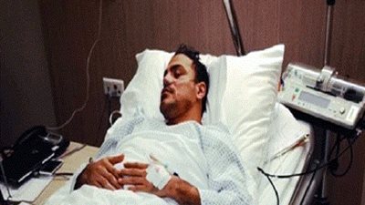 عمرو زكى  فى حالة حرجة بعد تعرضه لحادث سير مروع ..ادعو له بالشفاء