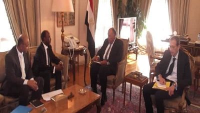 وزير الخارجية سامح شكري يستقبل مدير عام اتحاد وكالات أنباء الدول الإسلامية