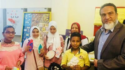 التعليم تقيم معرضًا للطلاب بالمركز الاستكشافي بحدائق القبة