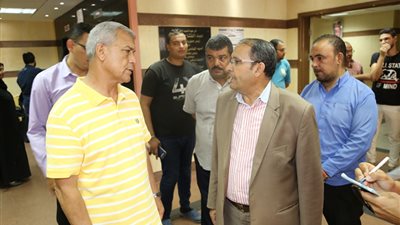 محافظ المنوفية يتفقد معهد الكبد بمدينة شبين الكوم