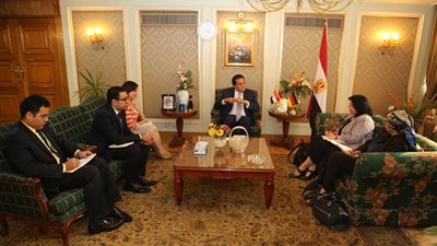  وزير التعليم العالي يلتقي مدير ة الهيئة الألمانية للتبادل العلمي لبحث التعاون العلمي بين مصر وألمانيا