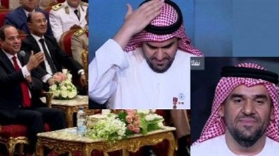 تعرف علي رد فعل السيسي ورسالته لحسين الجاسمي بعد أداءه بعض الأغانى الوطنية