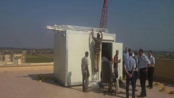 اثناء انشاء المحطة