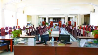 بالصور.. تحديث و تطوير البيئة التعليمية بطب عين شمس