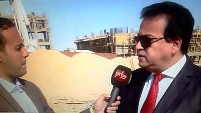 وزير التعليم العالى يتفقد إنشاءات جامعة الملك سلمان بجنوب سيناء