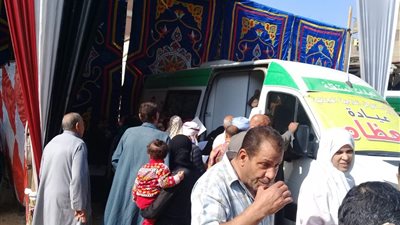 بالصور.. حزب مستقبل وطن ينظم قافلة طبية بالشرابية 