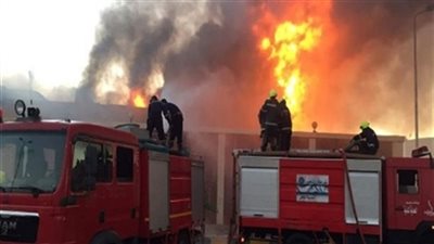 حريق هائل فى مدرسة زاهر الاعدادية بنات بمطروح