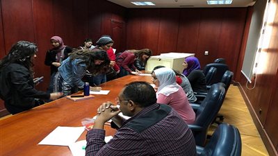 بالصور ... إنطلاق مارثون الانتخابات الطلابية بالأهرام الكندية