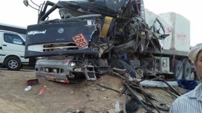 مصرع واصابة 23 فى حادث تصادم بمطروح