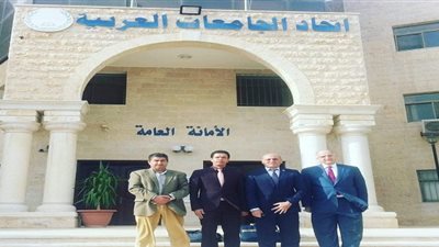 جامعة بنها تشارك في ورشة عمل عن التعليم عبر التقنيات الحديثة باتحاد الجامعات العربية بالاردن