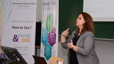 ورشة عمل ثنائية بمكتبة الألمانية وإحدى شركات النشر العالمية