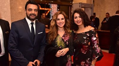 شاهد فستان الفنانة شيرى عادل فى حفل نيل دراما السنوى