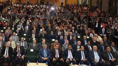 رئيس جامعة دمنهور يشارك فى فعاليات الإحتفال بعيد جامعة المنوفية ال42