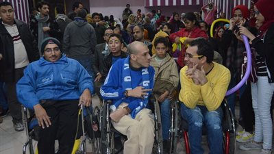 بالصور.. حزب مستقبل وطن ينظم حفلا لذوى الاحتياجات الخاصة