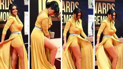 هوت شورت الفنانة رانيا يوسف فى امتحان آداب سوهاج