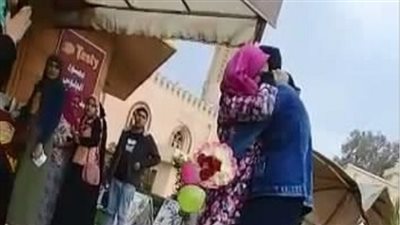 بطل «فيديو الحضن» بجامعة المنصورة : 