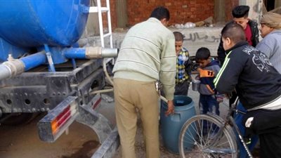 سيارات مياه مجانية بمدينة سوهاج لتلبية احتياجات المواطنين لفترة السدة الشتوية