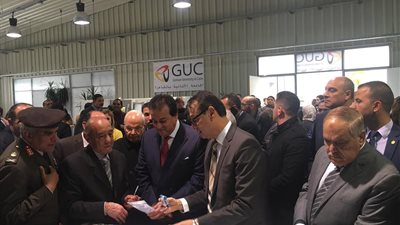بالصور.. افتتاح  5 مراكز للبحث العلمي والتصنيع  بالجامعة الألمانية بالقاهرة .. 