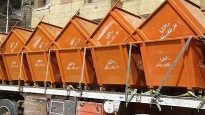 الأنصاري:  50 حاوية جديدة لجمع القمامة بحي غرب سوهاج