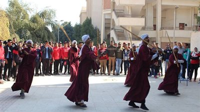 جامعة جنوب الوادى تشارك فى اليوم الرياضى للجامعات