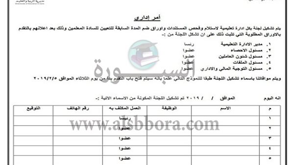 صورة الاستمارة 