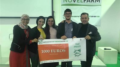 فوز فريق من كلية الهندسة بجامعة القاهرة بالجائزة الثانية في المسابقة الدولية للزراعة العمرانية بإيطاليا 