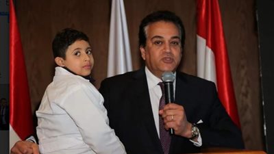 وزير التعليم العالى ينعى الطفل زياد خالد