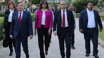 وزيرة الهجرة تلتقي ٩٥ أستاذا مصريا بجامعة بيروت العربية في لبنان