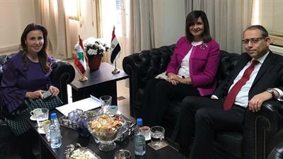 وزيرة الهجرة تلتقي مدير الشئون الاغترابية اللبنانية لبحث التعاون في مجال الهجرة والمهاجرين